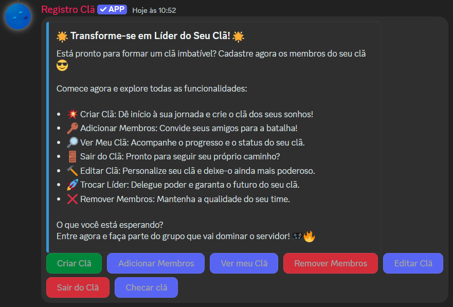 Bot Clã DBR Design